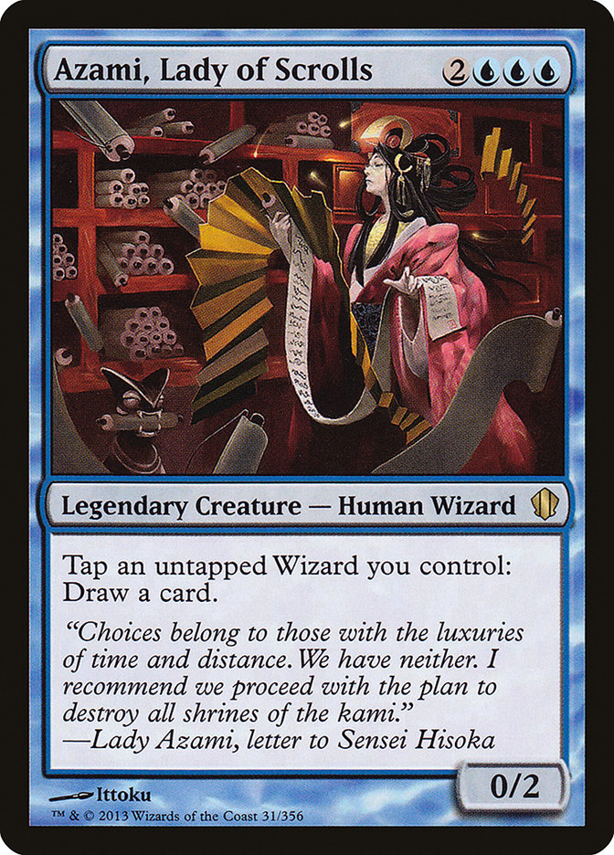 Azami, Lady of Scrolls [Commander 2013] | Golgari Games