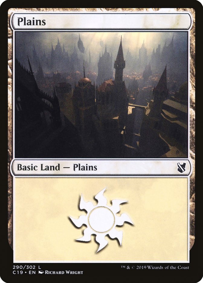 Plains (290) [Commander 2019] | Golgari Games