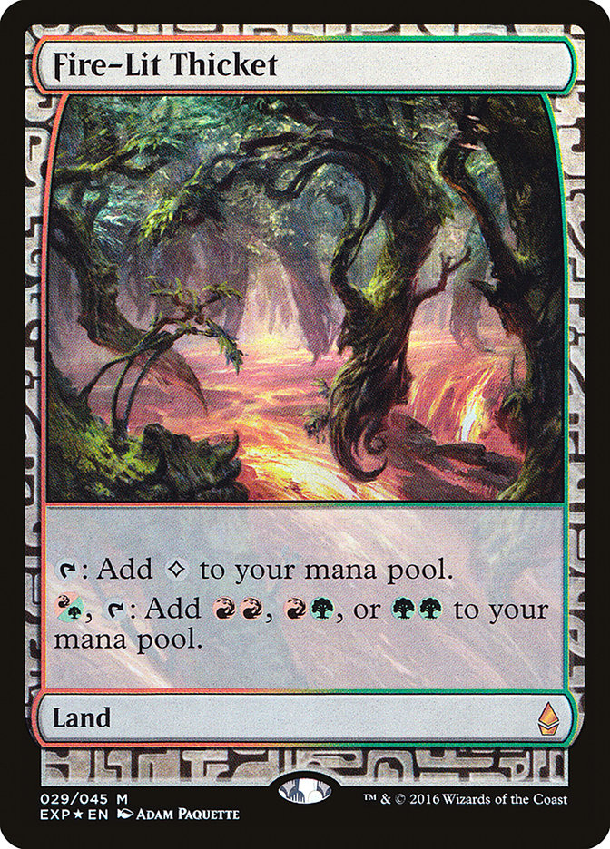 Fire-Lit Thicket [Zendikar Expeditions] | Golgari Games