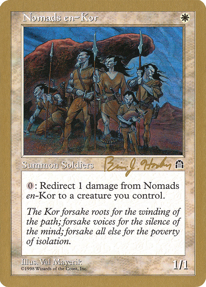 Nomads en-Kor (Brian Hacker) [World Championship Decks 1998] | Local Legends