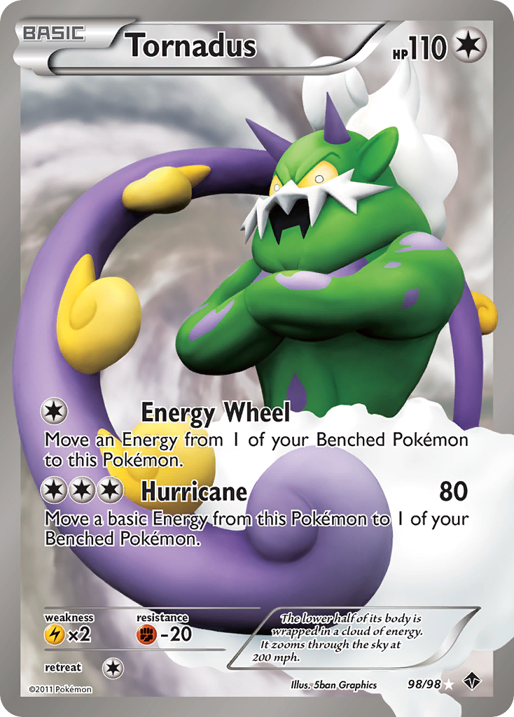 Tornadus (98/98) [Black & White: Emerging Powers] | Golgari Games