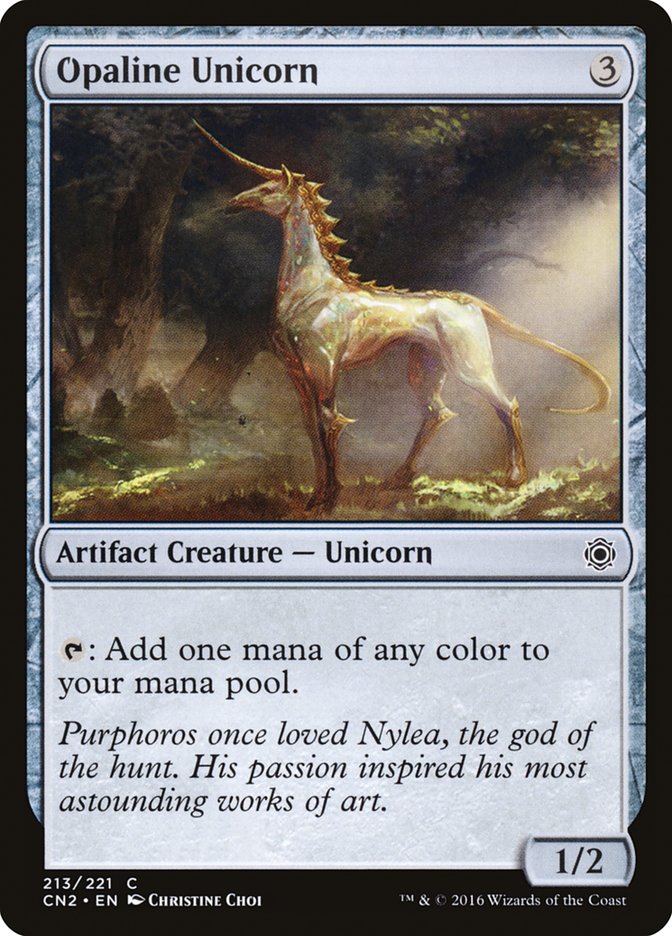 Opaline Unicorn [Conspiracy: Take the Crown] | Golgari Games