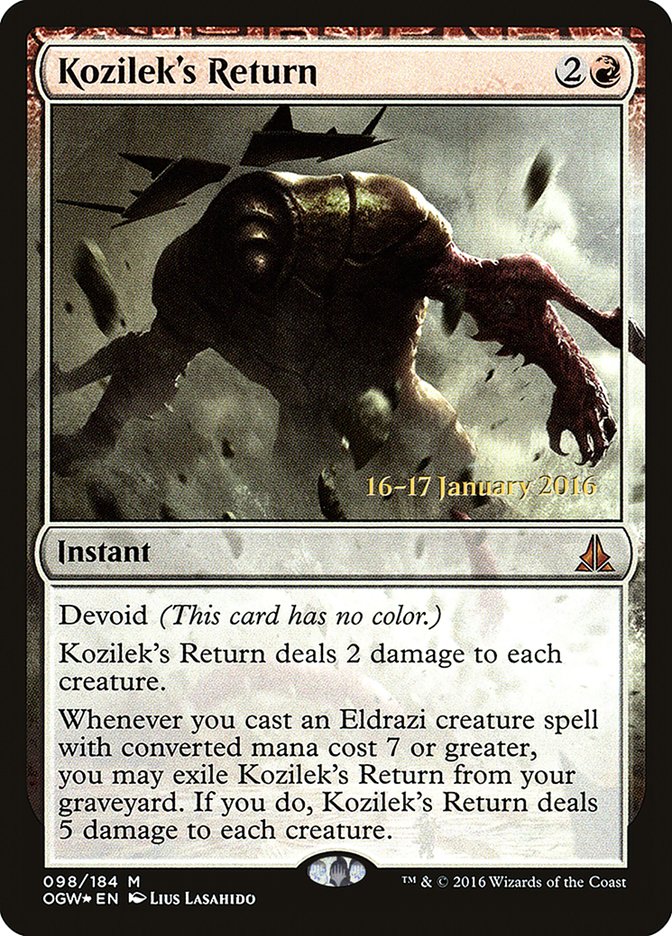 Kozilek's Return [Oath of the Gatewatch Prerelease Promos] | Local Legends