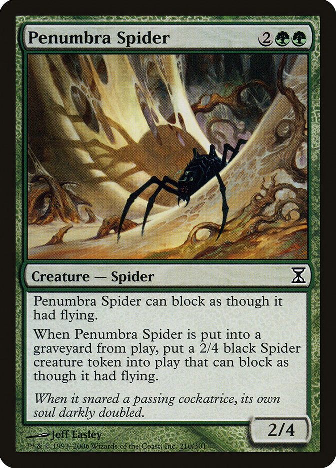 Penumbra Spider [Time Spiral] | Golgari Games