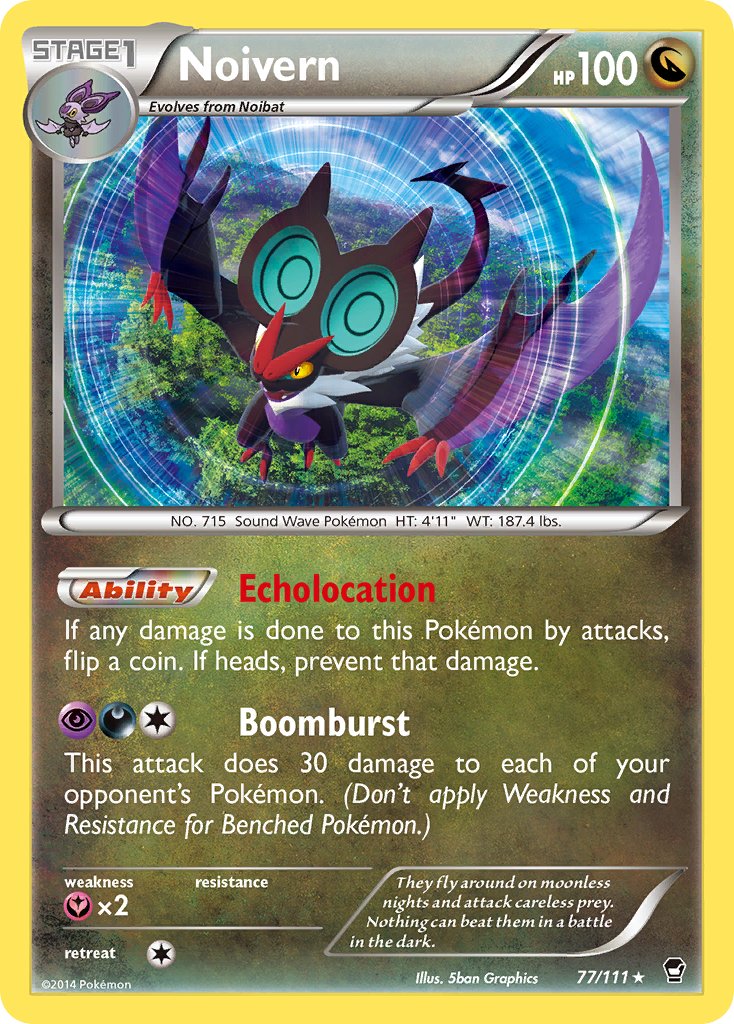 Noivern (77/111) (Cosmos Holo) (Blister Exclusive) [XY: Furious Fists] | Golgari Games