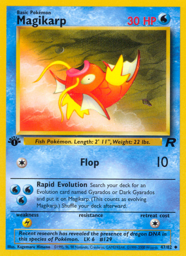 Magikarp (47/82) [Team Rocket 1st Edition] | Golgari Games