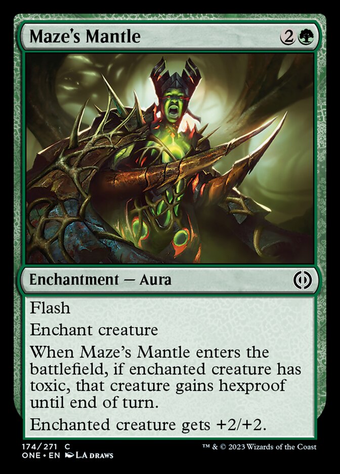 Maze's Mantle [Phyrexia: All Will Be One] | Local Legends