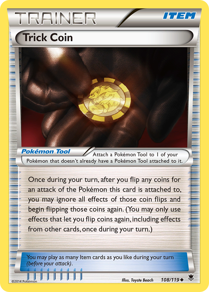 Trick Coin (108/119) [XY: Phantom Forces] | Golgari Games