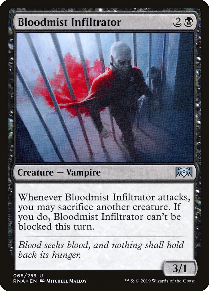 Bloodmist Infiltrator [Ravnica Allegiance] | Golgari Games