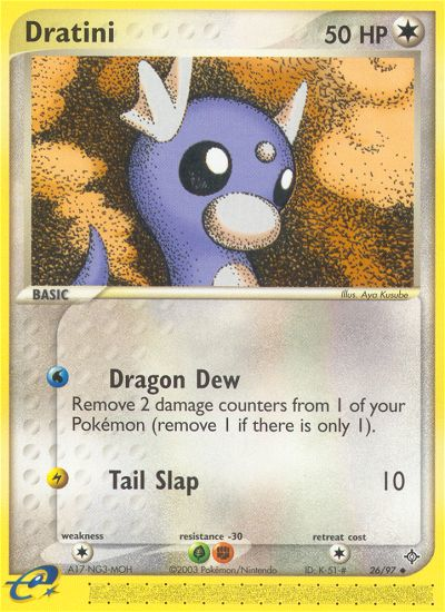 Dratini (26/97) [EX: Dragon] | Golgari Games