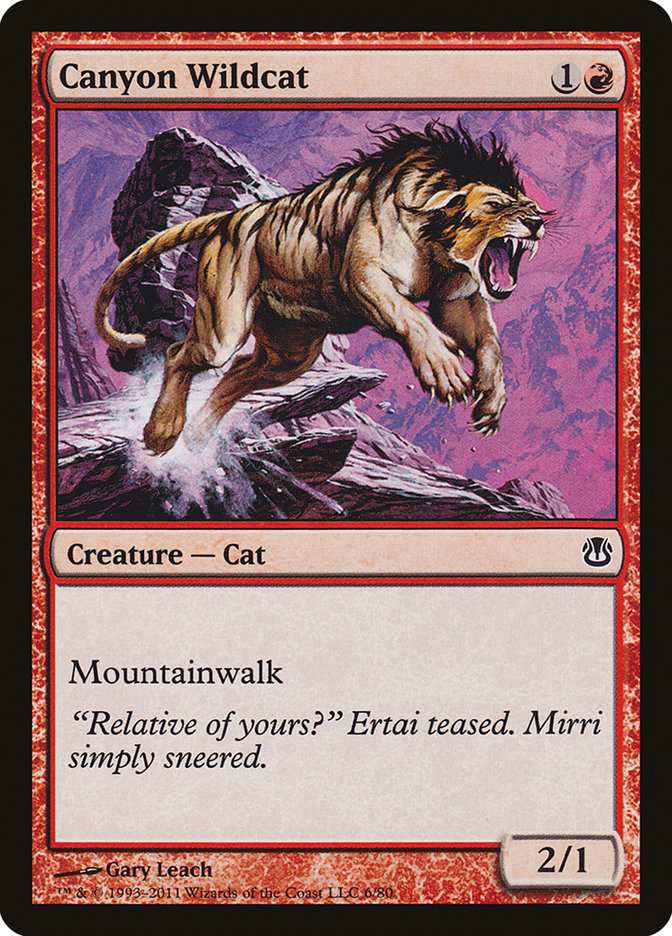 Canyon Wildcat [Duel Decks: Ajani vs. Nicol Bolas] | Local Legends