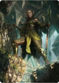 Nissa of Shadowed Boughs 1 Art Card [Zendikar Rising Art Series] | Golgari Games