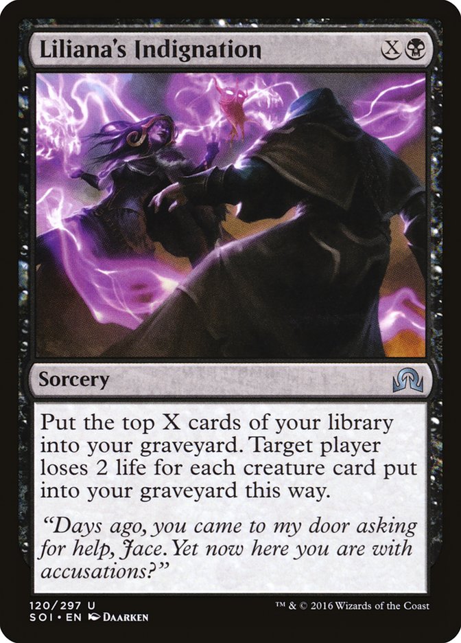 Liliana's Indignation [Shadows over Innistrad] | Local Legends