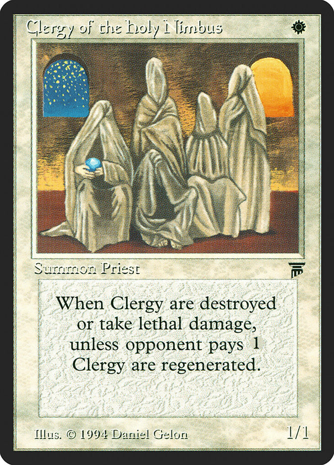 Clergy of the Holy Nimbus [Legends] | Golgari Games