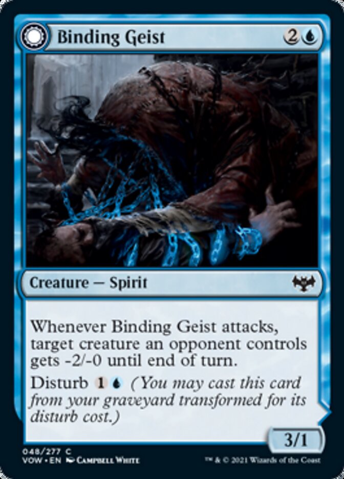 Binding Geist // Spectral Binding [Innistrad: Crimson Vow] | Golgari Games