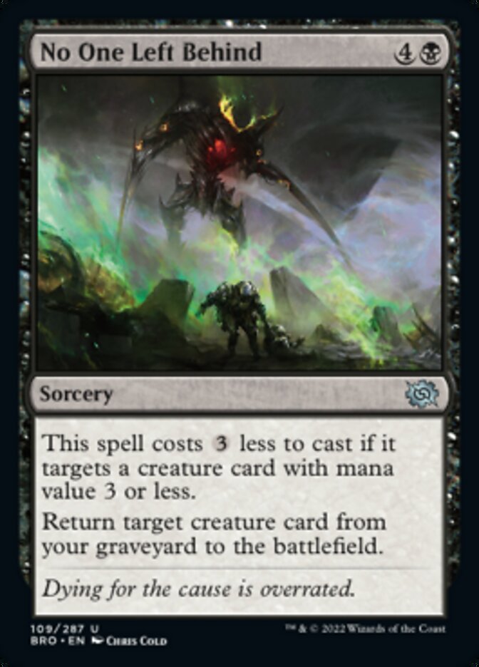 No One Left Behind [The Brothers' War] | Local Legends