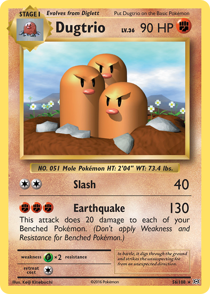 Dugtrio (56/108) [XY: Evolutions] | Golgari Games