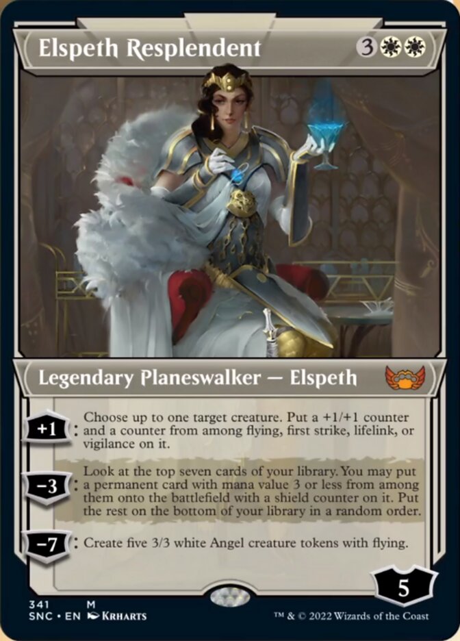 Elspeth Resplendent (Showcase Art Deco) [Streets of New Capenna] | Golgari Games