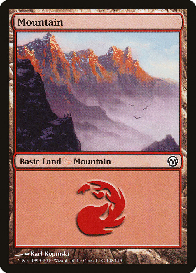 Mountain (108) [Duels of the Planeswalkers] | Local Legends