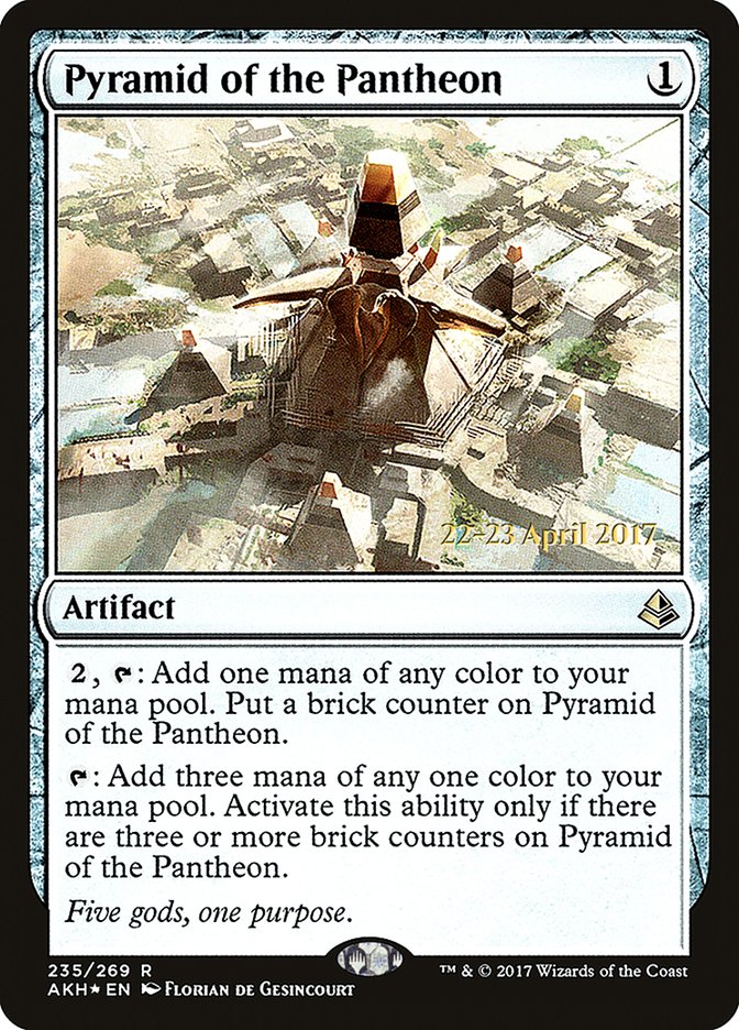 Pyramid of the Pantheon [Amonkhet Prerelease Promos] | Golgari Games