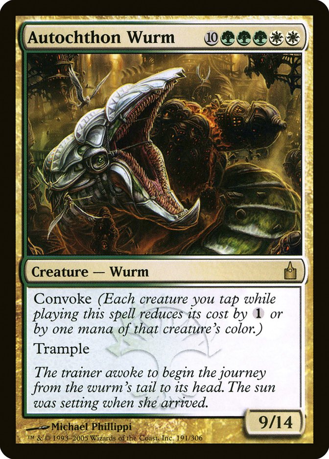 Autochthon Wurm [Ravnica: City of Guilds] | Local Legends