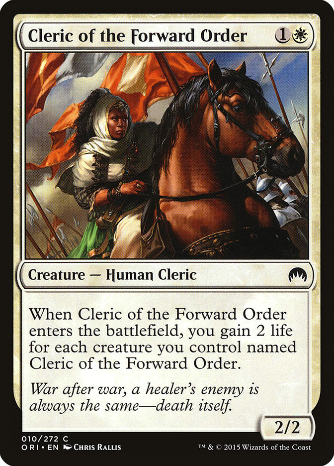 Cleric of the Forward Order [Magic Origins] | Golgari Games