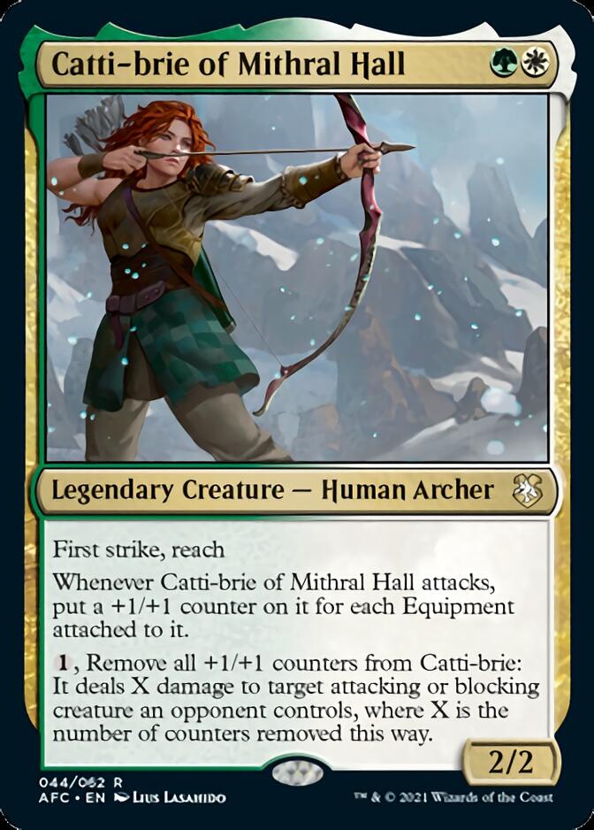 Catti-brie of Mithral Hall [Dungeons & Dragons: Adventures in the Forgotten Realms Commander] | Golgari Games