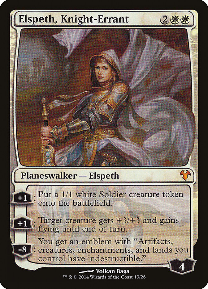 Elspeth, Knight-Errant [Modern Event Deck 2014] | Golgari Games