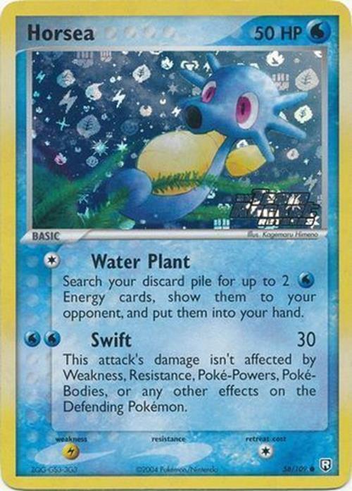 Horsea (58/109) (Stamped) [EX: Team Rocket Returns] | Local Legends