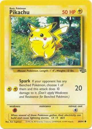 Pikachu (60/64) [Jungle Unlimited] | Golgari Games