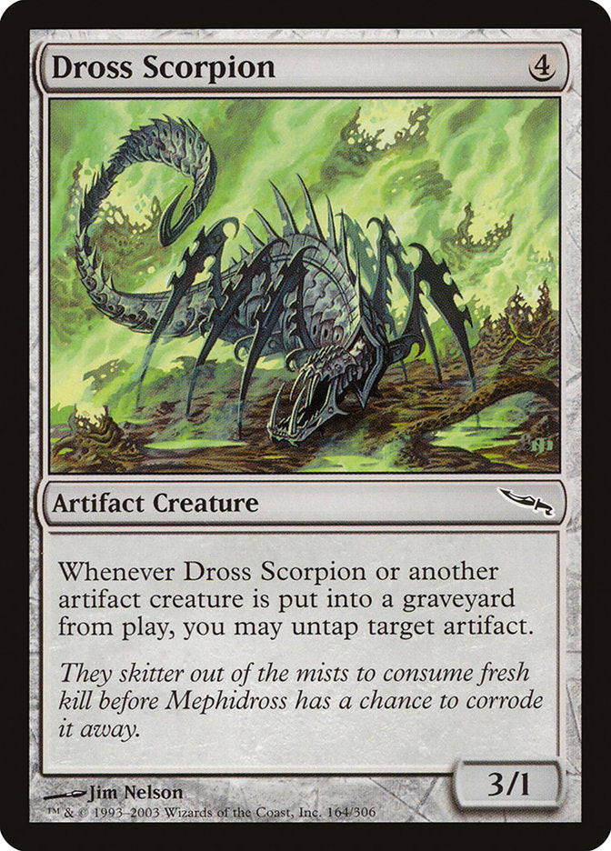 Dross Scorpion [Mirrodin] | Golgari Games