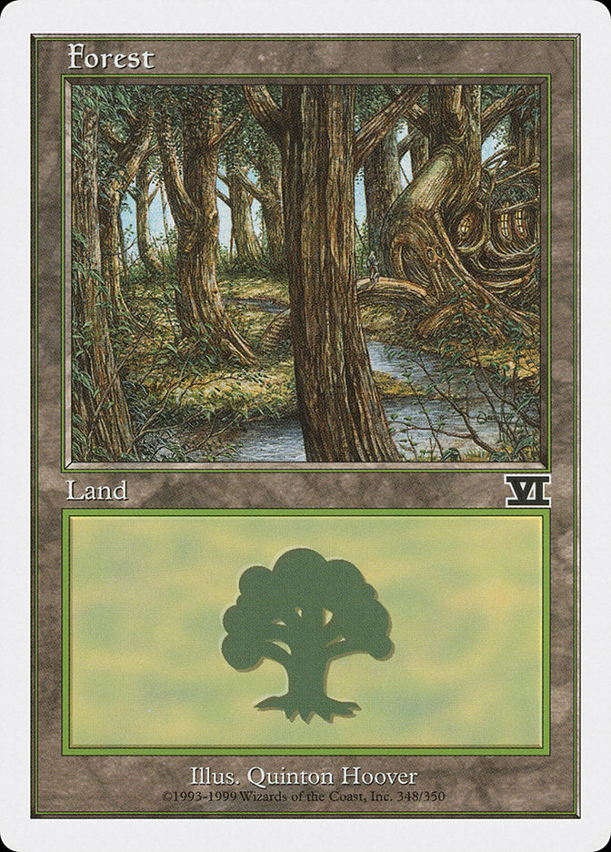 Forest (348) [Classic Sixth Edition] | Golgari Games