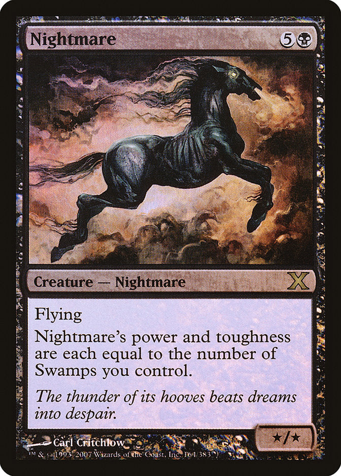 Nightmare (Premium Foil) [Tenth Edition] | Local Legends