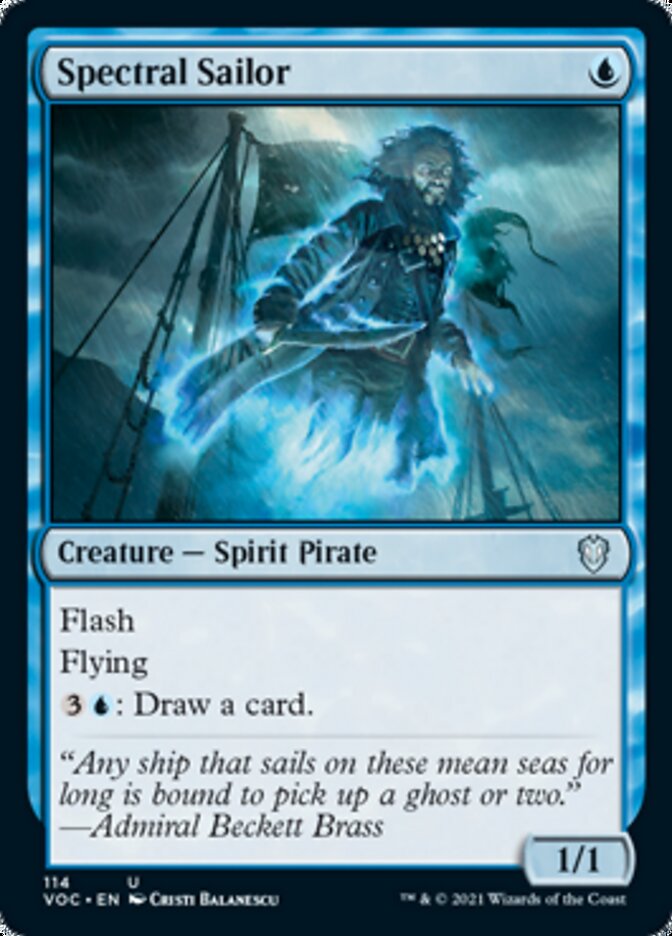 Spectral Sailor [Innistrad: Crimson Vow Commander] | Golgari Games