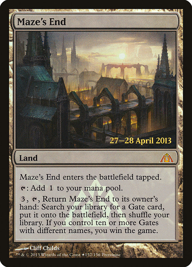 Maze's End [Dragon's Maze Prerelease Promos] | Local Legends