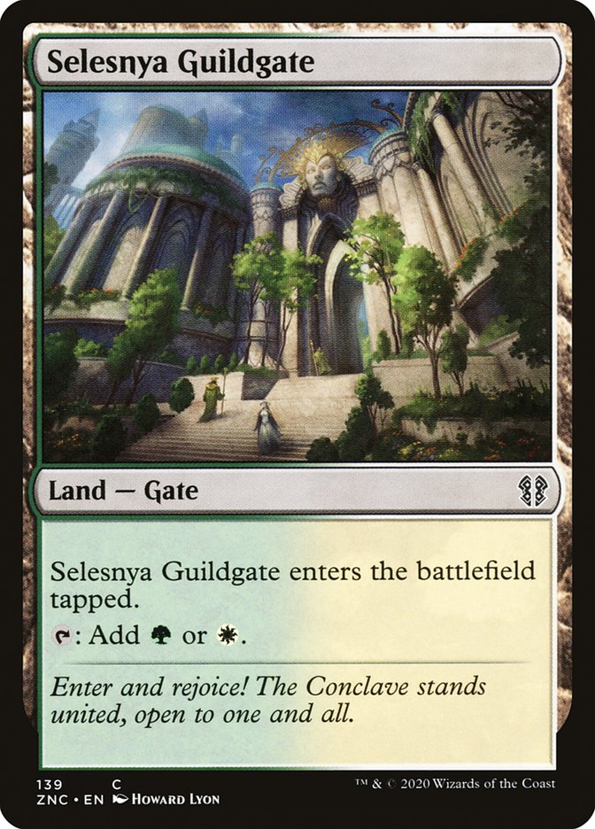 Selesnya Guildgate [Zendikar Rising Commander] | Golgari Games