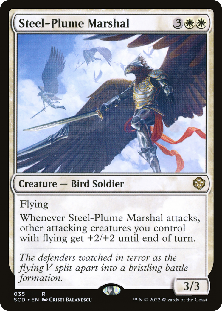 Steel-Plume Marshal [Starter Commander Decks] | Local Legends