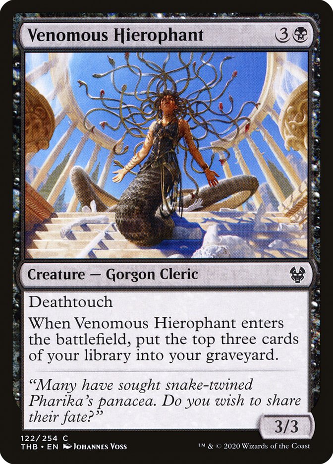 Venomous Hierophant [Theros Beyond Death] | Golgari Games