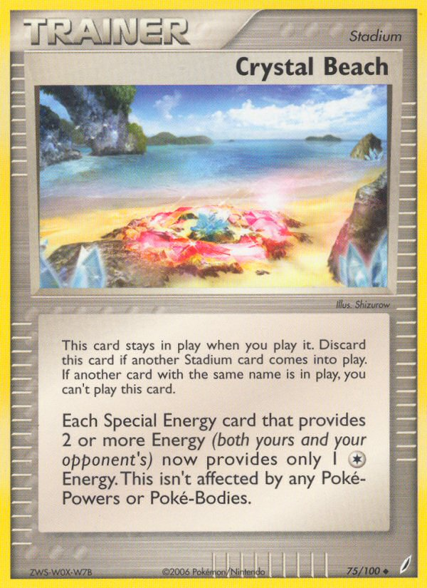 Crystal Beach (75/100) [EX: Crystal Guardians] | Golgari Games