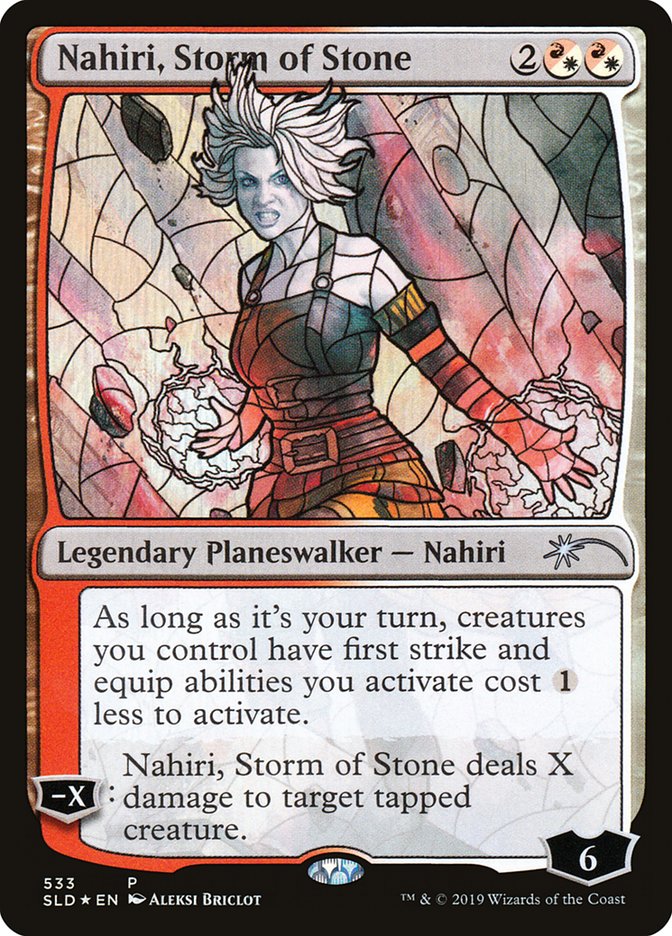 Nahiri, Storm of Stone (Stained Glass) [Secret Lair Drop Promos] | Golgari Games