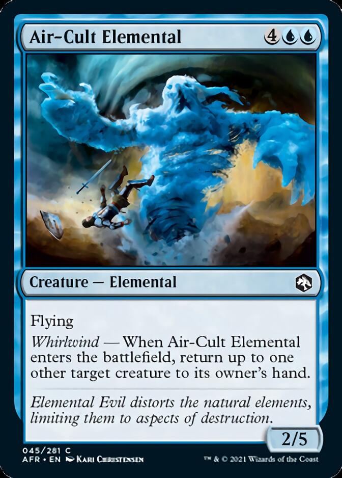 Air-Cult Elemental [Dungeons & Dragons: Adventures in the Forgotten Realms] | Golgari Games