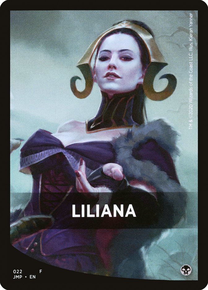 Liliana Theme Card [Jumpstart Front Cards] | Local Legends