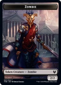 Zombie // Satyr Double-sided Token [Theros Beyond Death Tokens] | Golgari Games