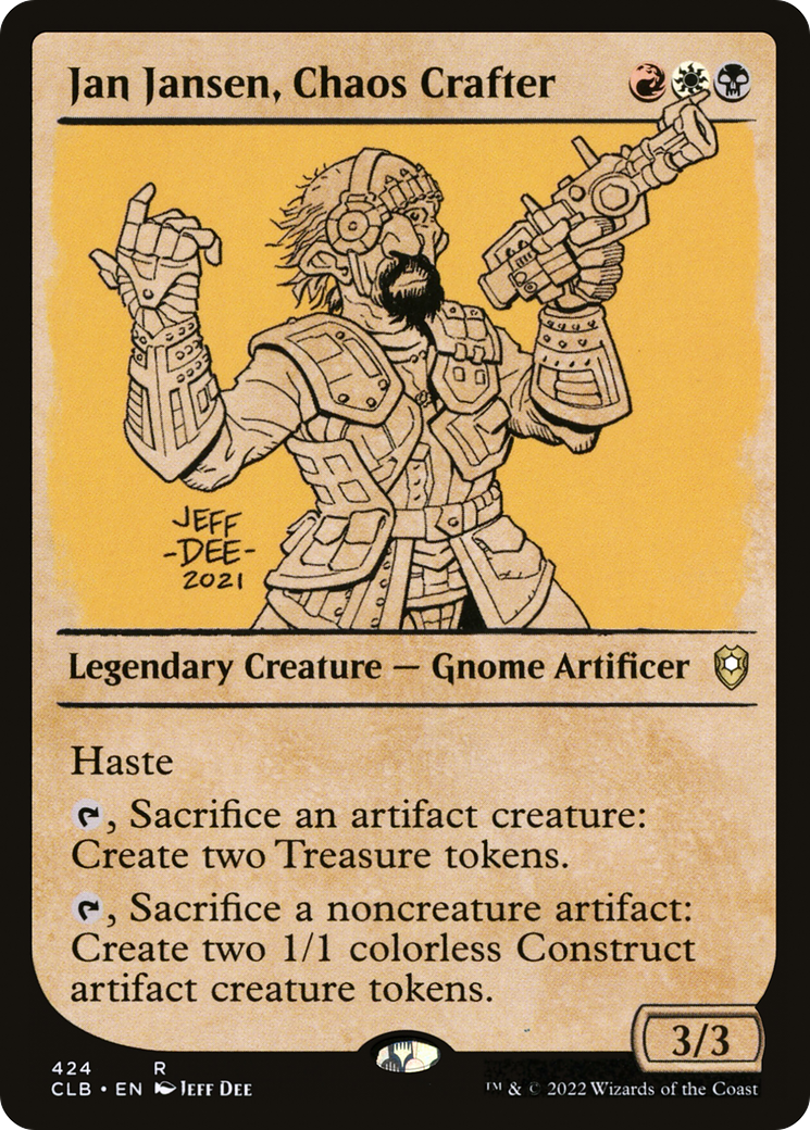 Jan Jansen, Chaos Crafter (Showcase) [Commander Legends: Battle for Baldur's Gate] | Golgari Games