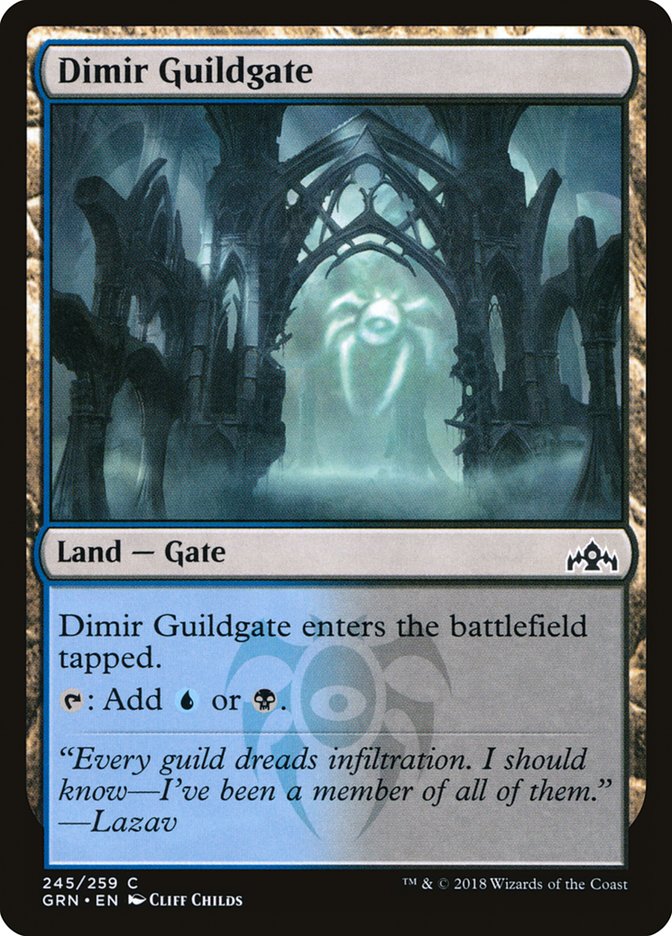 Dimir Guildgate (245/259) [Guilds of Ravnica] | Golgari Games