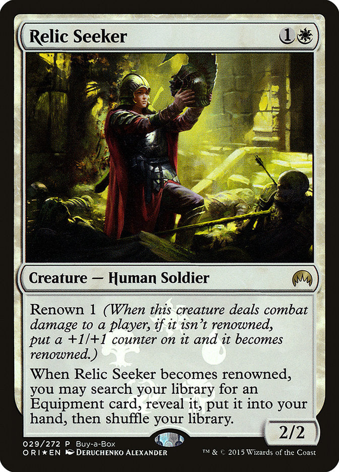 Relic Seeker (Buy-A-Box) [Magic Origins Promos] | Golgari Games