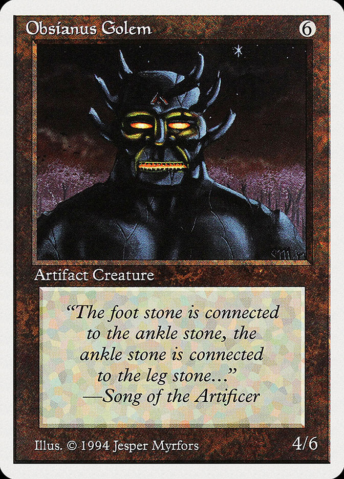 Obsianus Golem [Summer Magic / Edgar] | Local Legends