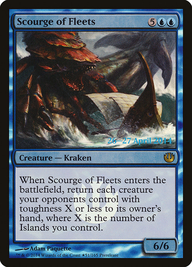 Scourge of Fleets [Journey into Nyx Prerelease Promos] | Golgari Games