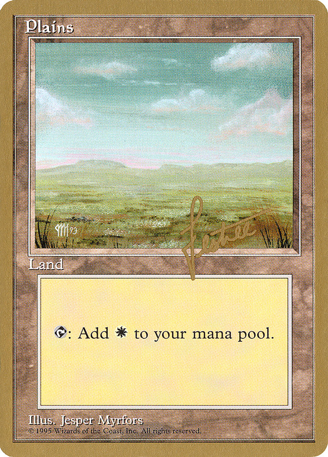 Plains (bl364) (Bertrand Lestree) [Pro Tour Collector Set] | Local Legends