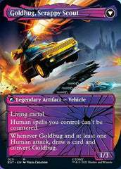 Goldbug, Humanity's Ally // Goldbug, Scrappy Scout (Shattered Glass) [Universes Beyond: Transformers] | Golgari Games